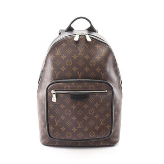 Louis Vuitton Black Brown Monogram Macassar Coated Canvas Leather Backpack (Pre-Owned)