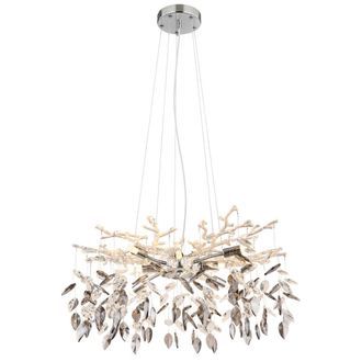 Globo Lighting L&aacute;mpara Colgante - Danna - Cromo - Vidrio - &Oslash; 61cm - G9