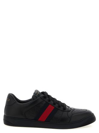 Gucci Black Lace Up Sneakers
