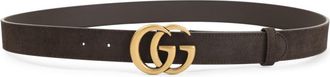 Gucci Brown Logo Buckle Belt