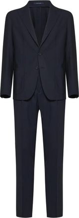 Tagliatore Derrick Tailored Suit - Heren - Business pakken - Blauw - M - Wol - Kostuums
