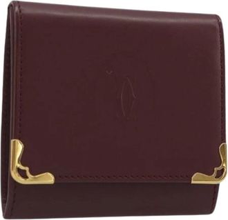 Cartier Portamonete Vintage Pre-owned - - Pre-owned - Donna - Rosso - ONE SIZE