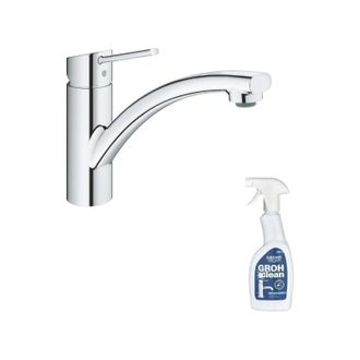GROHE Grifo De Cocina Grohe Swift Cromado Con Ca&ntilde;o Bajo + Limpiador Grohclean