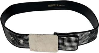 Givenchy Pre-owned Leather Belt - unisex - Vintage Accessoires - Grijs - ONE Size - Leer - Vintage