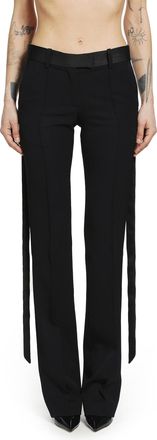 The Attico Gabardine Straight Leg Trousers