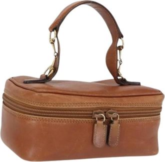 Gucci Pre-owned Mini Bags, female, Brown, Size: ONE SIZE Pre-owned Leather Mini Bag