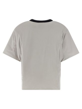 Yohji Yamamoto Y-3 Logo Padded T-shirt - Gray