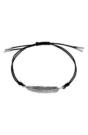Effy Antiqued Feather Slide Bracelet in Black at Nordstrom Rack
