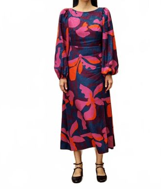 FRNCH Stendhal Dress In Print Geo Flowers