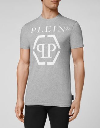 Philipp Plein T-Shirt Ronde Hals Hexagon