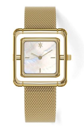 Vanna Umbra Watch in White Pearl-Gold at Nordstrom