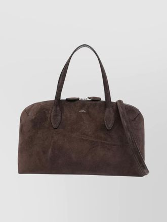 Toteme suede leather shoulder tote bag
