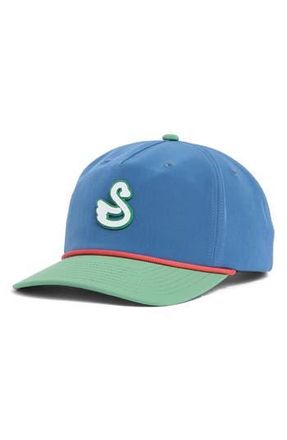 Swannies Patch Snapback Cap in Blue/Green at Nordstrom Rack