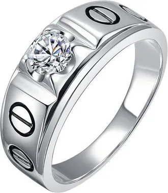 Rachel Glauber Plated Cz Ring
