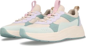 Salamander Slip-On Sneaker SALAMANDER, Damen, Gr. 36, mintgr&uuml;n, kombiniert, Textil, Veloursleder, Schuhe Slip-On Sneaker, Plateausneaker, Halbschuh mit aufgesetz