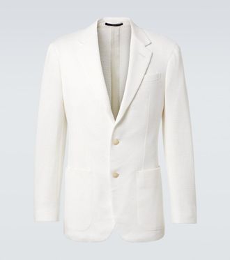 Dunhill Cotton piqué blazer