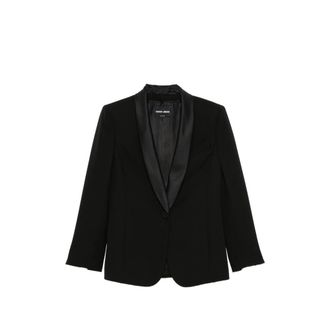 Giorgio Armani Satin-lapel Single-breasted Jacket