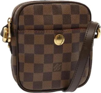 Louis Vuitton Pre-owned Damier Ebene Schoudertas - Dames - Vintage Schoudertas - Bruin - ONE Size - Vintage