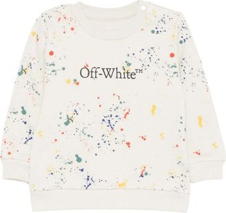 Off-white Splat Crewneck Sweatshirt