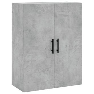 vidaXL Armario De Pared Gris Hormig&oacute;n 69,5x34x90 Cm Vidaxl