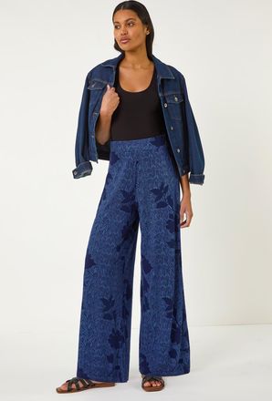 Roman Floral Abstract Trouser