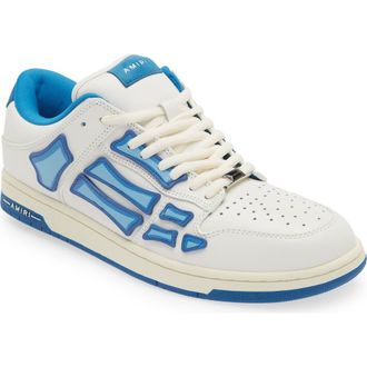 Amiri Chunky Skeleton Low Top Sneaker in Air Blue at Nordstrom, Size 14Us