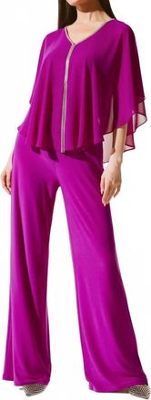 Joseph Ribkoff Wide Leg Pants In Empress