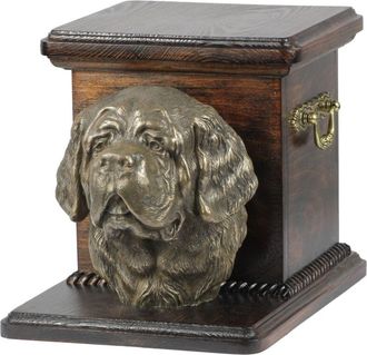 OEM San Bernardo, Perro Santo Bernarda - Urna Para Cenizas De Perro Con Estatuilla, Elegante Urna Para Perro, Urna &Uacute;nica Con Busto De Perro De Art-dog