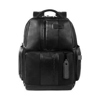 Piquadro Backpacks, male, Black, ONE SIZE, Fast-check laptop backpack 15,6