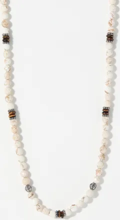 Mancino Mens Natural stone necklace