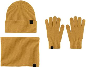 Generic Cocila Cyber of Monday 2024 Thermal Gloves Ladies Mustard Yellow Hat Gloves Navy Blue Gloves Women Glove and Scarf Set for Women Same Day Delivery Ite