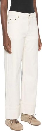 Yerse Yerse, Jeans, Dames, Beige, M, Straight Jeans