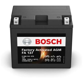 Bosch Bater&iacute;a De Moto Bosch Fa137 (yb16l-b) 19ah 220a 12v