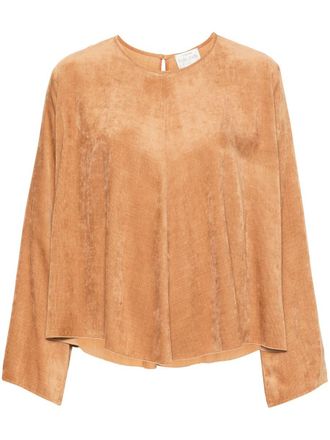 Forte_Forte Forte_Forte Matte Corduroi Long Sleeves Top Clothing