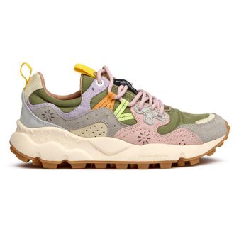 Flower Mountain Womens Yamano 3 Trainers - Multicolour Suede - Size UK 4