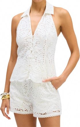 Allison New York Bali Tank Top In White