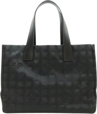 Chanel Pre-owned Tote Bags, female, Black, Size: ONE SIZE Pre-owned New Travel Line Tote Bag