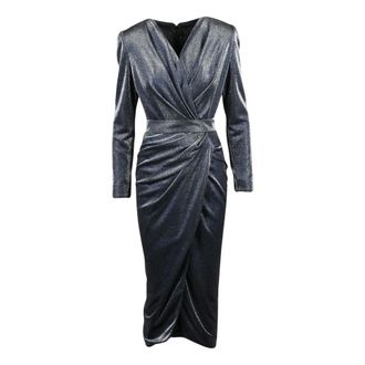 Rhea Costa Abito lungo arricciato - - Dresses - Donna - Blu - M