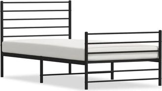 vidaXL Furniture Limited - Estructura Cama Sin Colch&oacute;n Con Estribo Metal