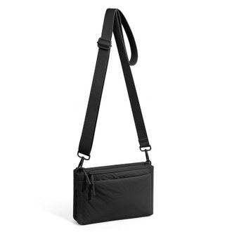 Generic Crossbody Bags Vintage Small Cross Body Purse Nylon Multi-pocket Clutch Purse Messenger Bag Adjustable Shoulder Strap Lightweight for Women Work Shopp