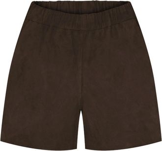 Notyz Notyz - Chicago Shorts - Dames - Korte broeken - Bruin - Maat: 2XL Leer