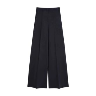 Max Mara Wide Trousers - female - Max Mara - Wide Trousers - Blue - 4XS - Trousers