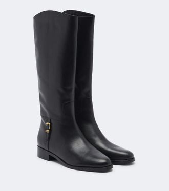Veronica Beard Arabelle leather knee-high boots