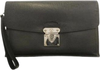 Louis Vuitton Pre-owned Taiga Pouch - - Pre-owned - Donna - Grigio - ONE SIZE
