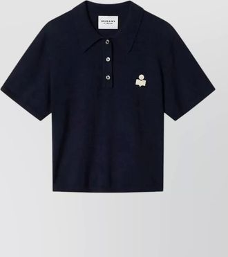 Isabel Marant althea slim-fit polo shirt