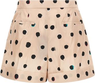 Fendi Falena Dots Bermuda Shorts - Beige
