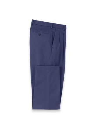 Paul Fredrick Non-iron Cotton Stretch Twill Pants