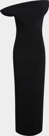 Khaite Cato Strapless Column Dress