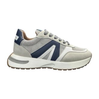 Alexander Smith Sneakers, male, Gray, Size: 9 US Polyester Sneakers, Leather Composition, HYM 3088 GBL