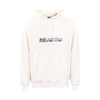 Dr&ocirc;le de Monsieur Felpa Locomotive Bianca - - Sweatshirts & Hoodies - Uomo - Bianco - S